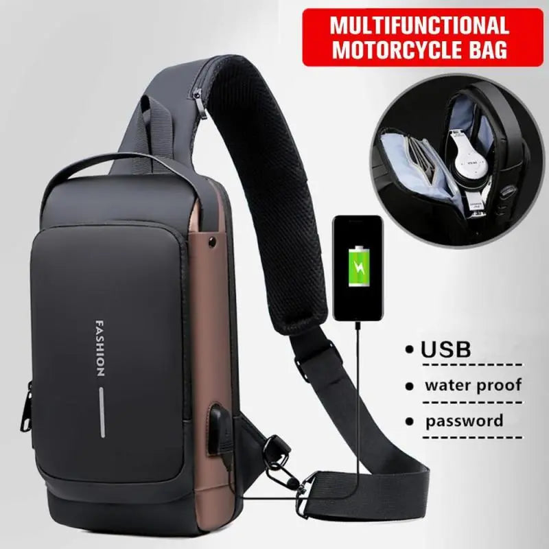 Bolsa de Ombro Weixier com Carregamento USB