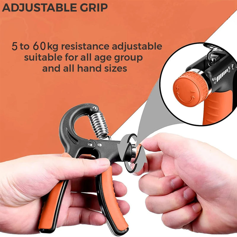 Hand Grip Mão Profissional com Ajuste de Peso Até 60 Kg